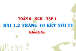 Bài 1.2 trang 10 Toán 9 Kết nối tri thức Tập 1